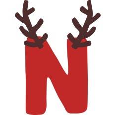Reindeer N Monogram