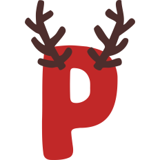 Reindeer P Monogram