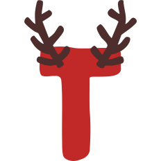 Reindeer T Monogram