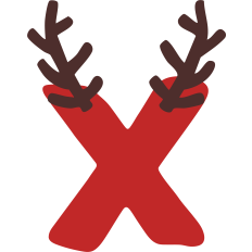 Reindeer X Monogram