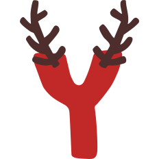Reindeer Y Monogram