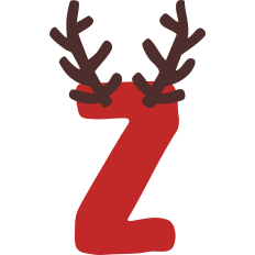 Reindeer Z Monogram