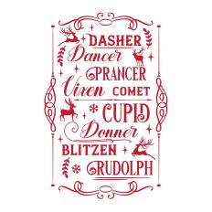 Christmas Reindeer Names