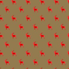 Sparkle Christmas—Red Reindeer - Kraft