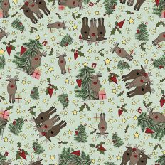 reindeer fun printable background repeat
