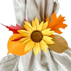 Fall Sunflower Napkin Ring
