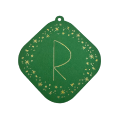 Snow Gift Tag with Sketched Design