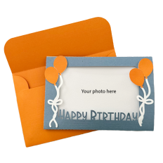 Happy Birthday Photo Card with Envelope