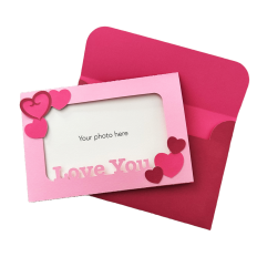 Love Photo Card with Envelope