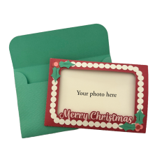 Merry Christmas Photo Card with Envelope
