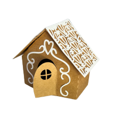 3D Small Gingerbread House