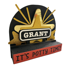Potty Pop Holder, Star Potty Pop Holder