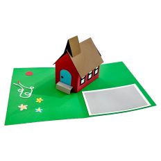 School House Pop Up Card