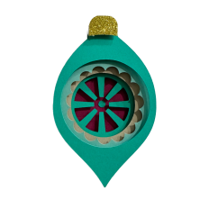 Vintage layered Paper Ornament