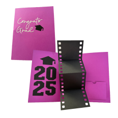 Photo Graduation Pop Up Card with Gift Card Holder