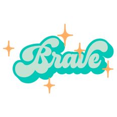 Brave - Retro Style Word of The Year
