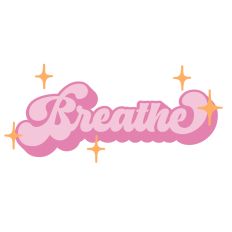 Breathe - Retro Style Word of The Year