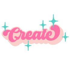 Create - Retro Style Word of The Year