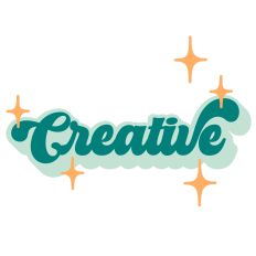 Creative - Retro Style Word of The Year