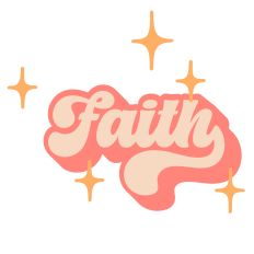 Faith - Retro Style Faith Words