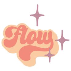 Flow - Retro Style Word of The Year