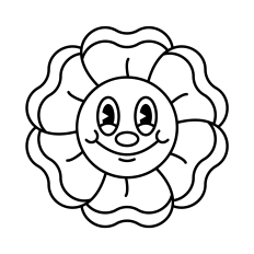 Flower SVG | Retro SVG | Spring SVG | Cartoon SVG