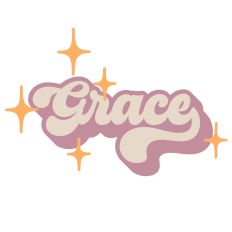 Grace - Retro Style Word of The Year