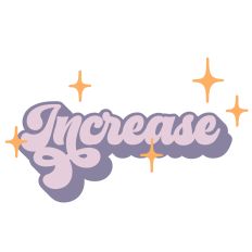 Increase - Retro Style Word of The Year