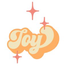 Joy - Retro Style Word of The Year