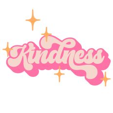 Kindness - Retro Style Word of The Year