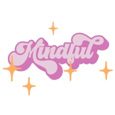 Mindful - Retro Style Word of The Year