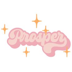 Prosper - Retro Style Word of The Year
