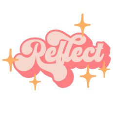 Reflect - Retro Style Word of The Year