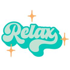 Relax - Retro Style Word of The Year