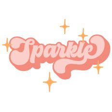 Sparkle - Retro Style Word of The Year