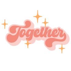 Together - Retro Style Word of The Year