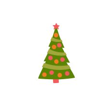 Retro Christmas tree
