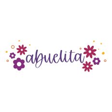 Abuelita with Retro Flowers
