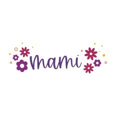 Mami with Retro Flowers