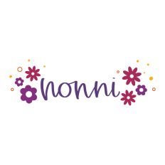 Nonni with Retro Flowers