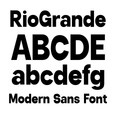 BFC Rio Grande Modern Block Retro Sans Font