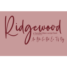 Ridgewood Handwritten Font