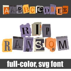 RIP Ransom Color Font