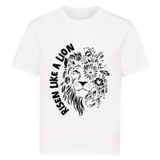 Risen Like a Lion – Floral Lion Head SVG DXF PNG Tshirt