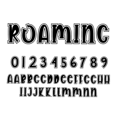 Roaming Font