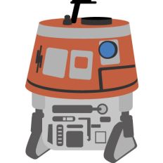 Robot 01 layered Cut File for Paper Crafting or Print