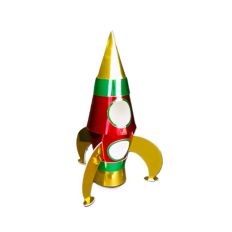 3D Rocket with gift box