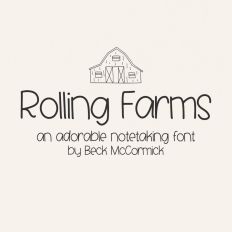 Rolling Farms Sans