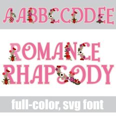 Romance Rhapsody Color Font