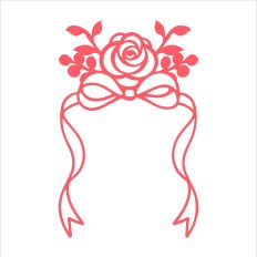 Rose Bouquet Bow